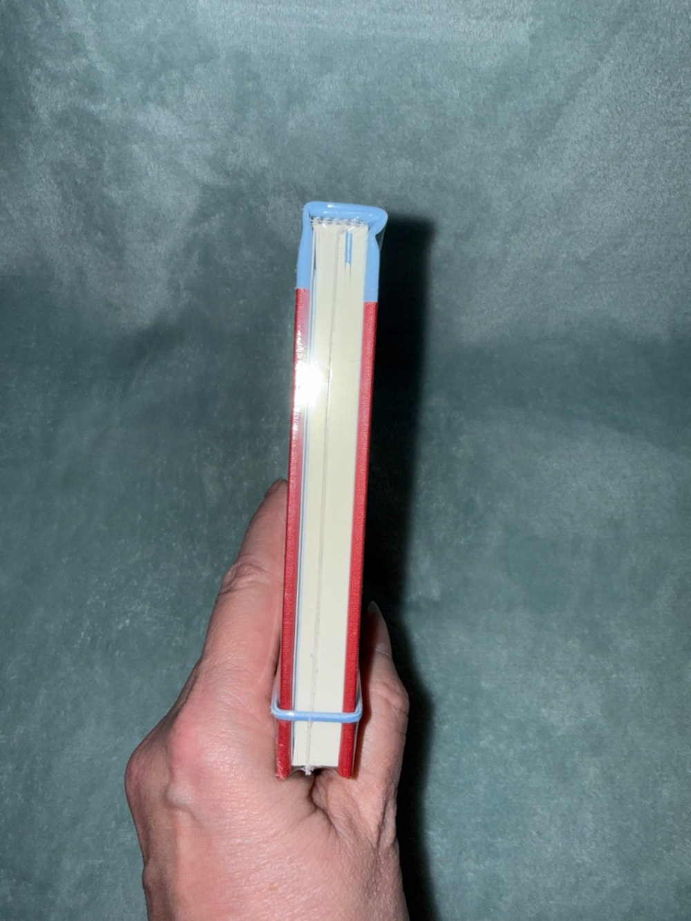 kate spade Red Hardcover Monogram 'a' Journal with Light Blue Accents - Picture 6 of 10